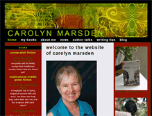 Tablet Screenshot of carolynmarsden.com